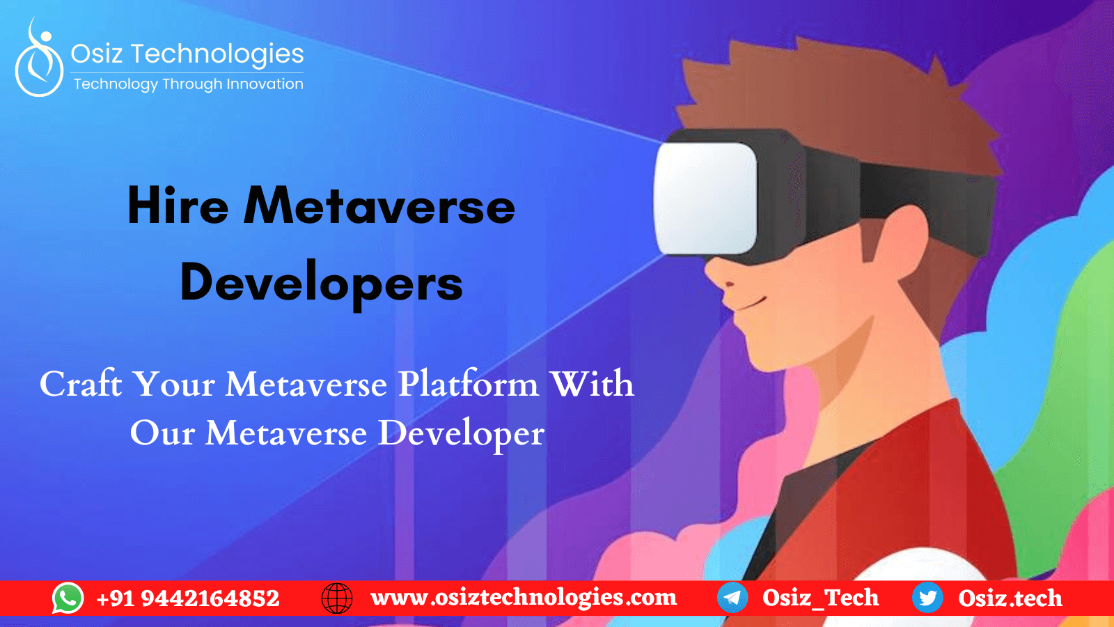 Hire Metaverse Developers - Osiz Technologies
